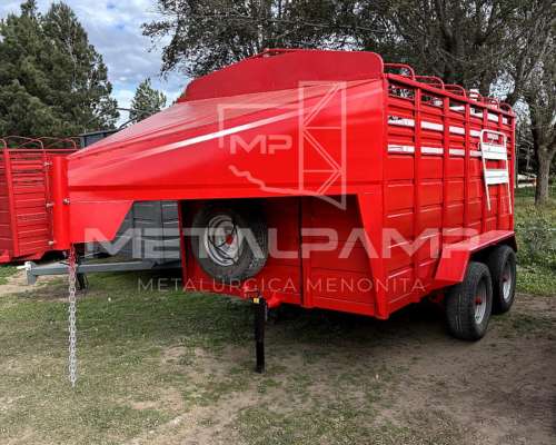 Carro Vaquero Cigueña. Jaula Mixta