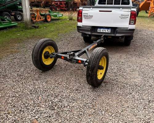 Eje para Transporte de Maquinarias con Camioneta.