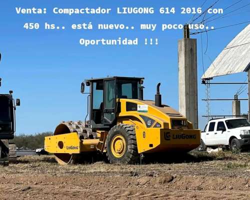 Compactador 14 Toneladas Liugong 614 Pata de Cabra 2016