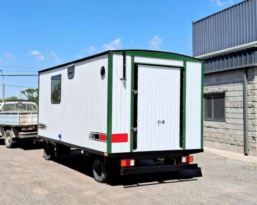 Casilla Rural 5mt, 2 Camas, Agua Caliente. Línea Premium