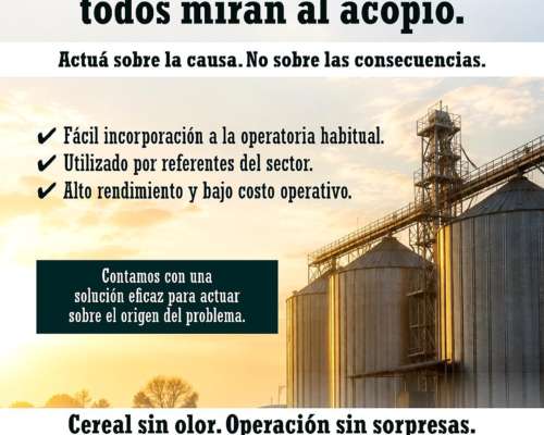 Elimina el MAL Olor de la Cosecha