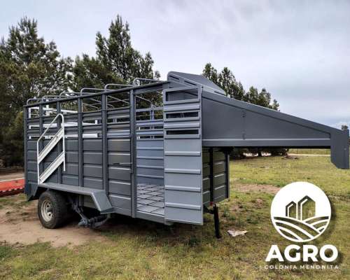 Jaulin 2 X 4 Reforzado Enganche Cigueña