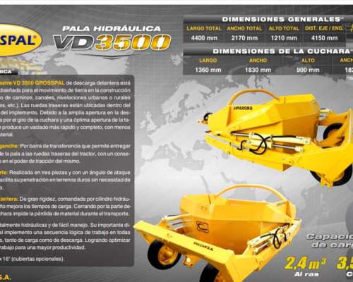 Pala Hidráulica VD 3500