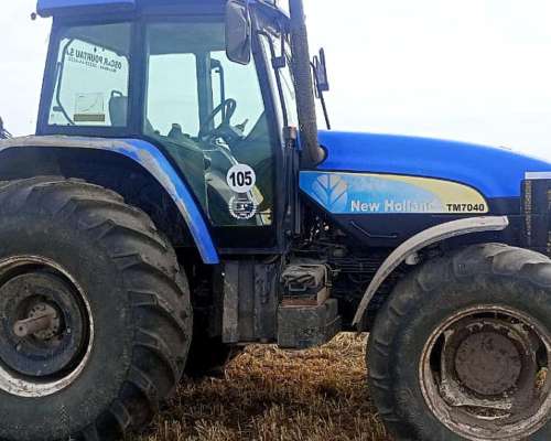 Tractor New Holland - TM 7040 - 2008 -180 HP Semi Powershift