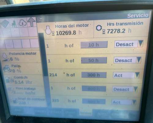 Tractor NH T8.410 año 2018 Horas:10270m/7278transm Telemetri