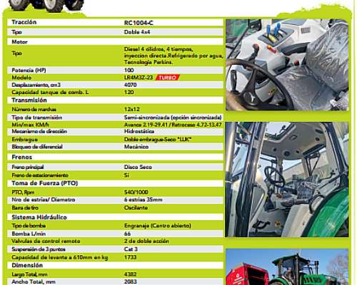 Tractor Chery RC 1004