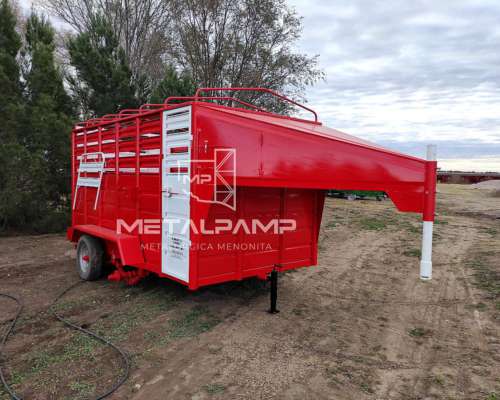 Carro para Caballos. Jaula Mixta