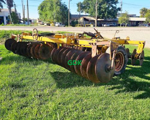 Rastra Doble Accion de 40 Platos X 24. Agrometal