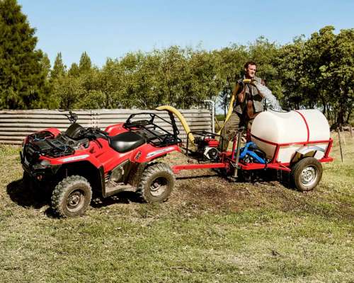 Cuatriciclo Honda TRX 420 FM 4X4 Rojo Entrega Inmediata