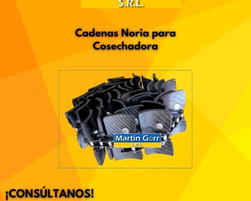 Cadenas Noria para Cosechadora Envíos a Todo el País