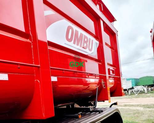Batea Volcadora Trasera 3 Ejes 46 M3. Ombu