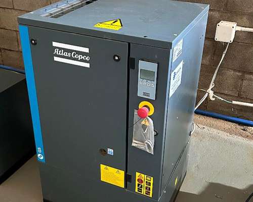 Compresor de Aire y Secador Atlas Copco y Tubo de 250 Lts