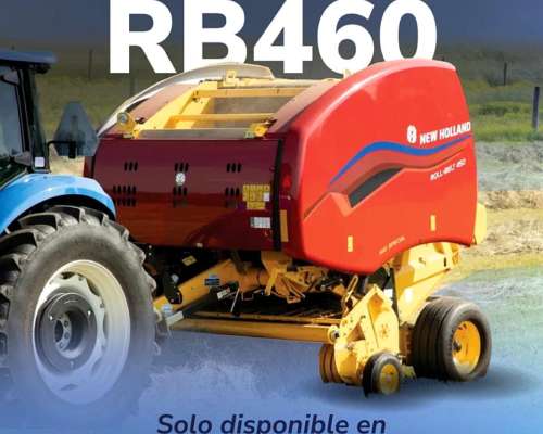 Rotoenfardadora New Holland RB 460con Cuter