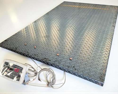 Bascula Electronica 3tn con Plataforma de 1,20 X 2,00 Metros