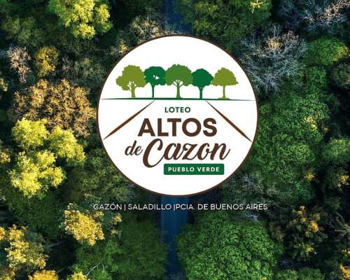 Lotes Rurales en el Pueblo Verde de la Prov de BS AS, Cazon