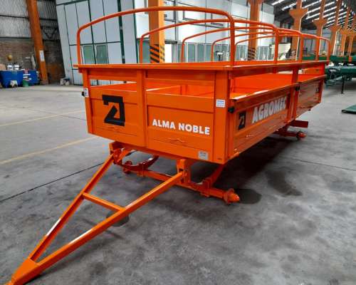 Acoplado Rural 4 Toneladas con Barandas Agromec