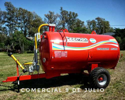 Acoplado Tanque Est. con Bomba de Vacío Secman BV-6000