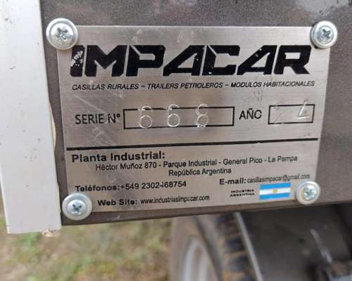 Casilla Nueva Impacar de 5.20 Mts X 2.60 Mts