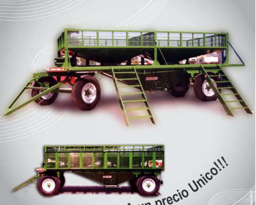 Carro Tolva para Cosecha de Aceitunas Indus Bell