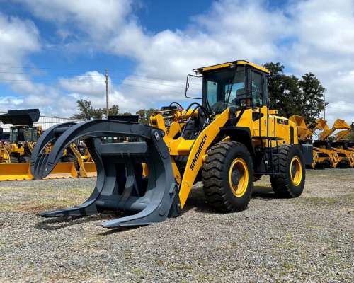 Pala Cargadora con Garra Forestal 3500kg Sinomach 937hg