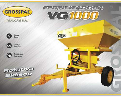Fertilizadora de Arrastre Grosspal VG1000