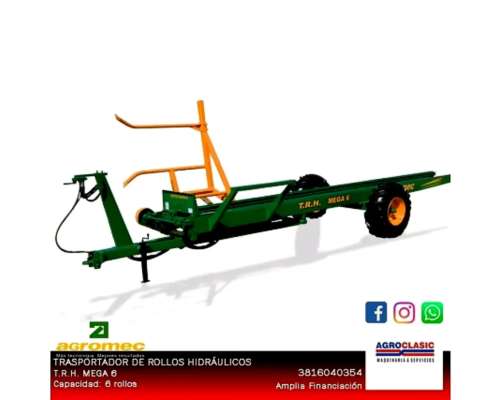 Transportador de Rollos Hidraulicos Agromec