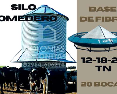 Nuevo Silo Comedero Base de Fibra - Colonias Menonitas