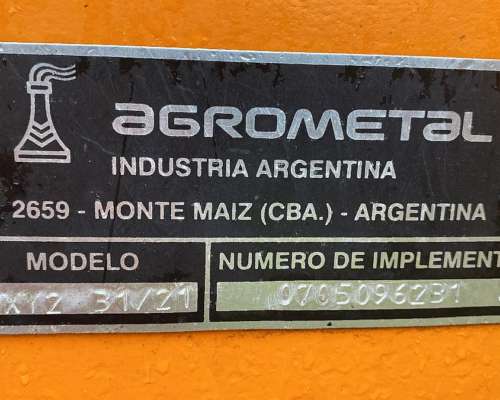 Agrometal MXY2 31 a 21 a Chorrillo