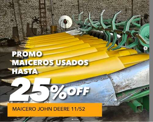 Cabezal Maíz John Deere 12/52