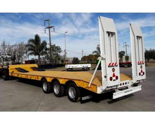 Semirremolque Vial 3 Ejes en Linea Cuello Fijo Mancini