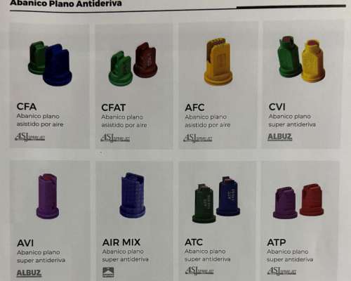 Boquilla Abanico Plano Antideriva AFC 80/110 ASJ Spray