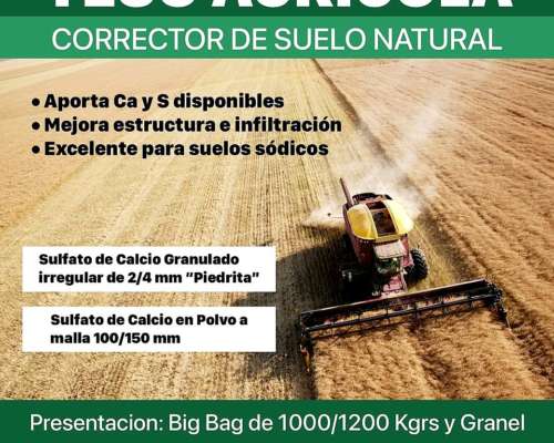 Yeso Agricola en Polvo al por Mayor