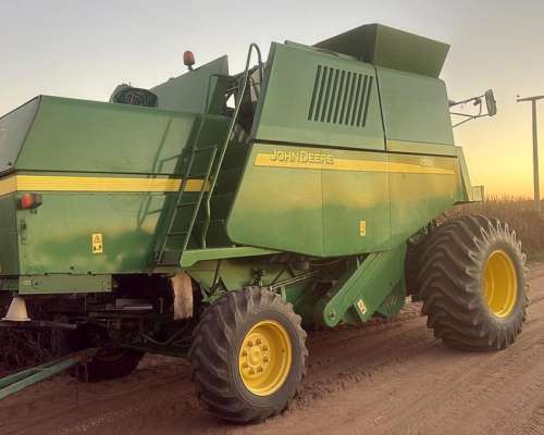 Cosechadora John Deere 1550, año 2008, Plataforma 625 Hidro