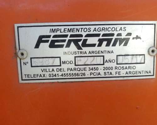 Fercam F-220 27 Lineas a 19 cm Trigo/soja con Monitor