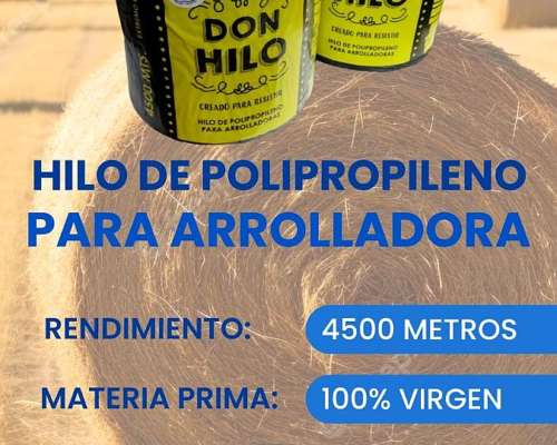 Hilo de Prolipropileno para Arrolladora/fardo/megafardo