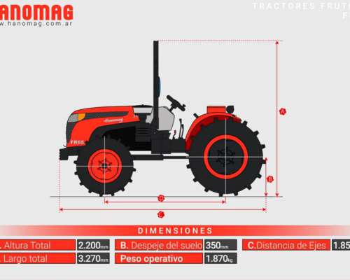 Tractor Hanomag Frutero FR65