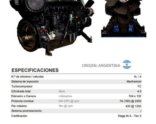 Bomba de Agua 100hp (iveco) Diesel - Braiva Mt630d100hp