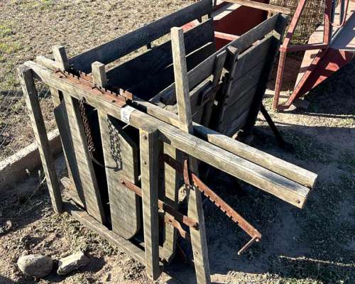 Manga para Cerdos con Cepo y Pasarela .Ñ