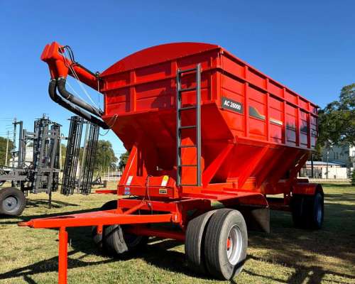Tolva Semillera Gimetal AC 26000 C/doble Tubo