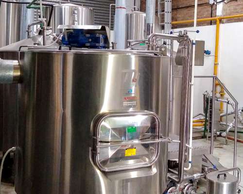 Planta Elaboración de Bebidas 1000l – Acero Inoxidable
