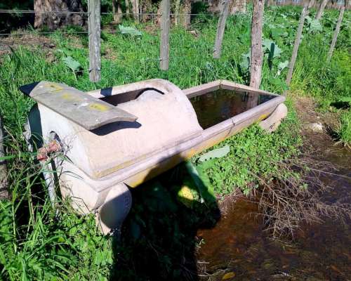 Bebederos con Flotante de Hormigon Completo 2 Unidades