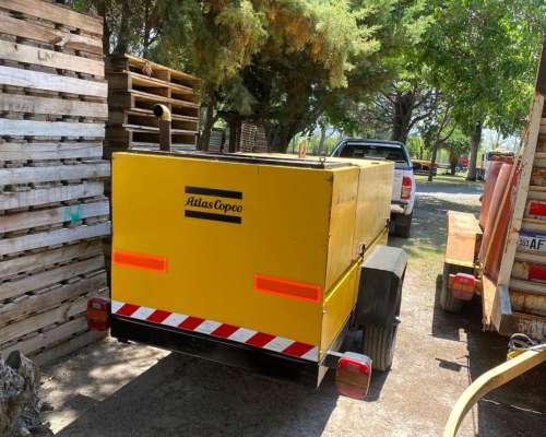 Motocompresor Diesel Atlas Copco XA 175 1997 Motor Reparado
