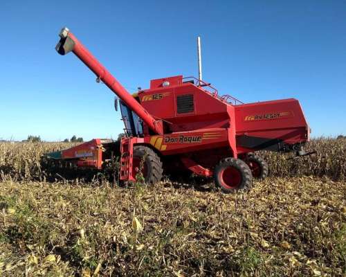 Cosechadora Don Roque RV 125, año 2003, 8.000 Hs Motor Deutz