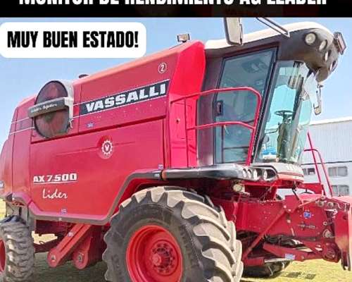 Cosechadora Vassallli AX 7500 Líder 2012