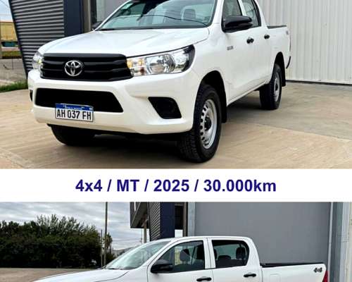 Toyota Hilux D/C DX 4X4 Manual 2025 30.000km Facturada