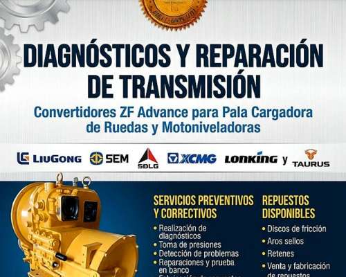 Servicio Técnico Especializado SEM Palas Motoniveladoras