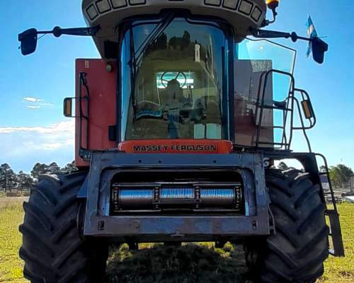 Cosechadora Massey Ferguson 9790 + Plataforma MBO