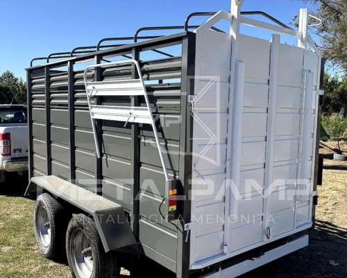 Carro Vaquero - Jaula para Hacienda. Metalúrgica Metalpamp