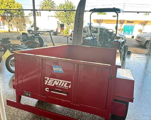 Acoplado Gentili 1,80 X 1,20 con Barandas 0,50 Engomado