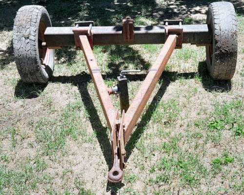 Trailer Lanza 1 Eje. Movimiento de Maquinaria.